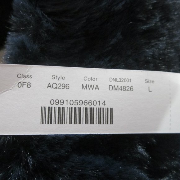 J. Crew Jacket L Classic Denim with Faux Fur Blue - Picture 4 of 10